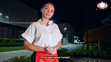 Waitress Fucked Up the Order and Paid With Her Body