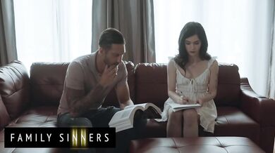 FAMILY SINNERS - Horny Hottie Gets Her Step-Uncle’s Cock And Fucks Him Silly In A Risky Hookup