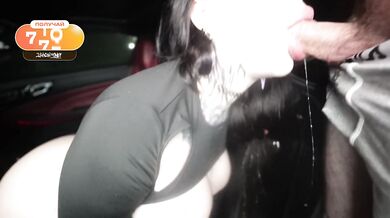 Hard and Dirty Sex in the Car After a Romantic Date