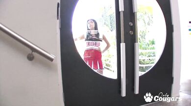Cheerleader Selma Sins Lets A Much Older Man Put It In Her Butt