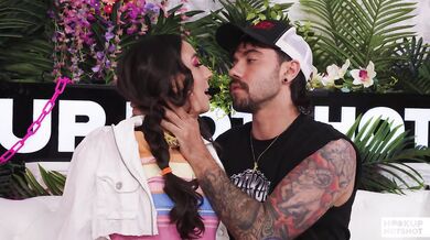 Slutty Brunette Sasha Tatcha Takes Nade Nasty's Big Cock Up Her Ass!