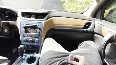 Horny Car Pee And Cum