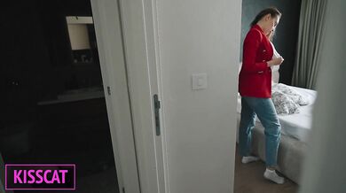 S3E1: Step son backs to home and meets with new Step mom, later at midnight fucks her in share bed