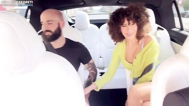 Fucked with a boyfriend friend in the car, I make cuckold my husband and he cuckold the girlfriend