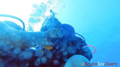 We take her bikini bottom off for some fun at the bottom of the sea!