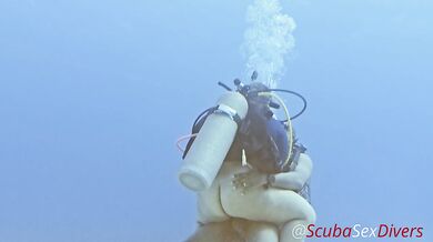 We take her bikini bottom off for some fun at the bottom of the sea!