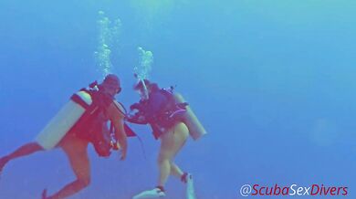 We take her bikini bottom off for some fun at the bottom of the sea!
