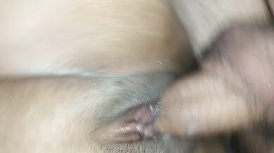 watching porn my pussy got wet thirsty for pleasure, see in close up my pussy cum in cock