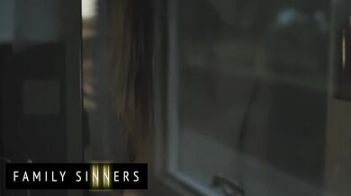 FAMILY SINNERS - Sexy Chick Gets Her Pussy Stretched And Covered In Cum By Her Boyfriend’s Brother