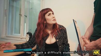 MOMMY4K. Lick my pussy or I will fire you!