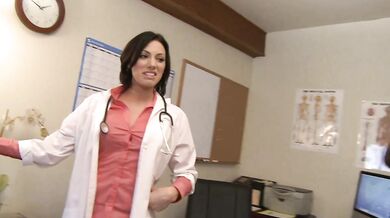 Dr Julez Ventura Takes The Temp Of A Fat Black Cock