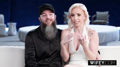 WIFEY Tight Blonde Hotwife Norah Nova Gets Filled Up By Massive BBC In Front Of Hubby