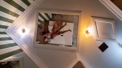 Subtitled-Wife Keeps the Black Bull Busy While Her Cuckold Husband Sucks His Cock Mid-Fuck