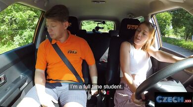 CZECH XXX - Student Alexis Crystal Confesses Sugar Daddy & Begs Teacher For Real Dick