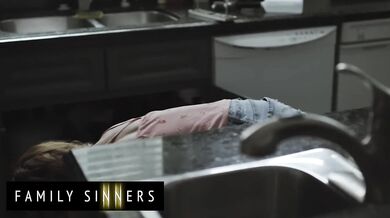 FAMILY SINNERS - Sassy Latina Girl Gets Her Bad Attitude Fucked Out Of Her By Her Boyfriend’s Father
