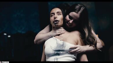 Big Horny Witch Codi Vore Turns Shelena Into Insatiable Lesbian Before Unbirthing Her