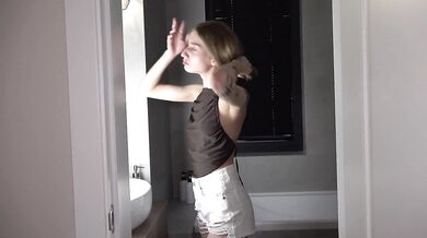 Playing With My Ass Getting Harder And Harder! Rough Big Dick Makes Me Scream!