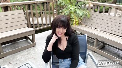hot teen meets a guy at the beach and fucks him - Whitney Wright