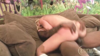 8TeenHub - Teen Model Alyssa Branch Gets Fucked By A Massive Black Cock