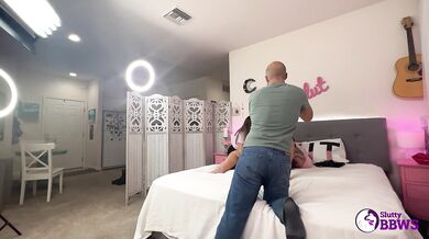 SluttyBBWs - Suzanne Films Her Husband With Hot BBW Angel Summer
