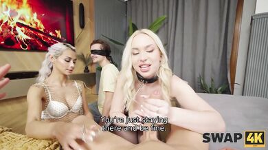 SWAP4K. Swap wives with Vera Jarw in a collar and Veronica Leal ended up with a lot of cum
