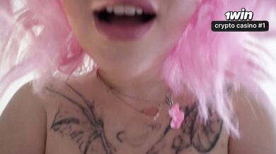 The Girl Got Into My Suitcase and Licked Own Pussy