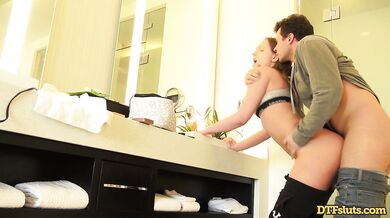 DTFSluts - Bathroom Sex with Daisy Stone