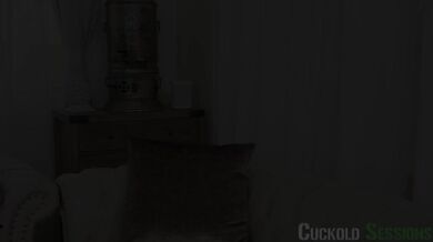 CuckoldSessions - Super HOT FISHNET BABE CUCKS Her Bf And Joins Threesome