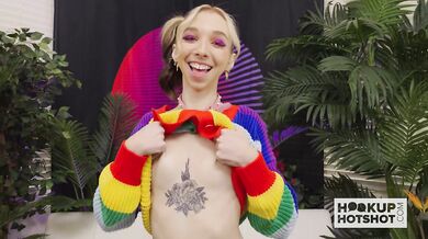 A Big Cock Screws Model-thin Fucktoy Breezy Bri's Pink Cunt!