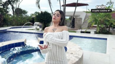 POOL DAY!Do you like how he touched me in public?