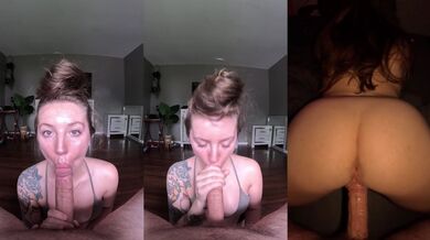 Taking all my cum like a good girl