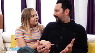 REALITYJUNKIES - Petite Girl Seduces Her Stepdad Into Taking Off Her Clothes And Fucking Her Hard