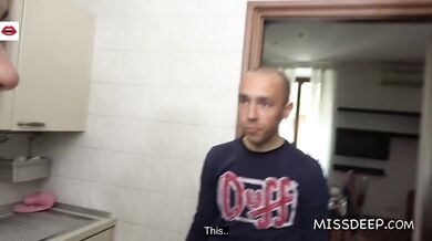 Sex in Europe: Italian Milf fucks Young Guy