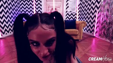 Inked Babe Babe Mia Trejsi Receives Fantasy Ride