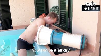“No Cash, Just Head — Blowjob for Jacuzzi Repairman”