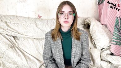 Hired a Russian Tutor but Had No Money — She Let Me Pay by Fucking Her