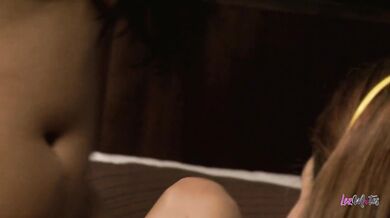 Valerie Rios and London Keyes get naked in bed and lick each others tight pussies