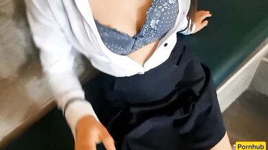 THIS SCHOOLGIRL IS GOING TO HER TEACHER AFTER SCHOOL FOR MONEY
