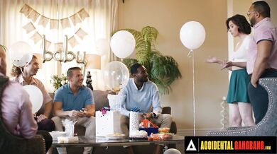 ACCIDENTAL GANGBANG - Horny Casey Calvert Gets Gangbanged By Bored Men