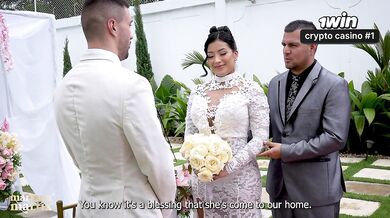 Martix's Wedding Chapter IV - Mariana has sex with the priest in a bathroom after getting married
