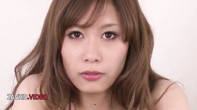 Two seductive JAV dudes indulge in a mind blowing blowjob by Milf Rika Aiba