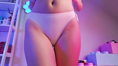 CALVIN KLEIN panties try-on redhead
