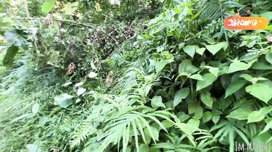 Second date with a random dude / PUBLIC FUCK IN THE JUNGLE / POV