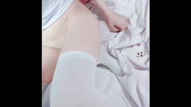 【ahegao】阿嘿颜极品白虎极限榨精，内射后事后口交清洁，体育服诱惑
