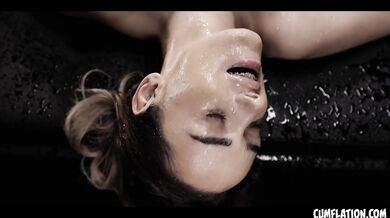 Extreme Cumflation With 18 Year Old Teen Cum Slut With Braces - Alice Zaffyre Pussy Pumped With Cum