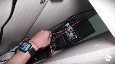 The technician finds a USB drive inside my pussy and I thank him by fucking him/DR.POV-ELEANOR STYLE