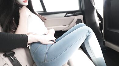 First Date with Beautiful Asian student ends in Wild Car Sex