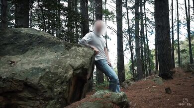 Go wild with the hot stranger in a forest | CUM ON MY FACE