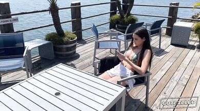 hot Latina fucks a random guy she met at the beach - Natalia Nyx