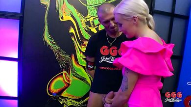 German goo girls love swallowing in bukkake gangbang John Thompson